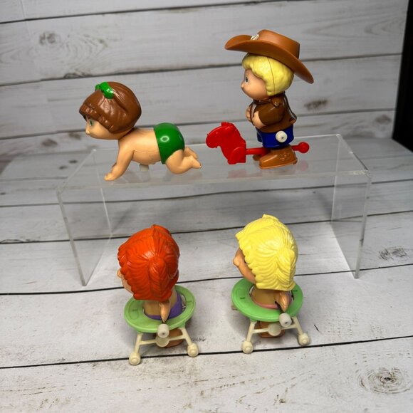 Tomy Cabbage Patch Kids Wind-Up Toy Lot of 4 1986 Vintage Baby Figures Taiwan - Picture 5 of 8